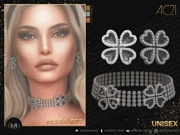 Alpha Vesta Set [AC21 Day 21] - The Sims 4 Custom Content