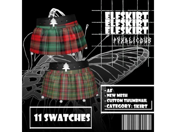 Alpha hexmas day4 by pyx_s4 - The Sims 4 Custom Content