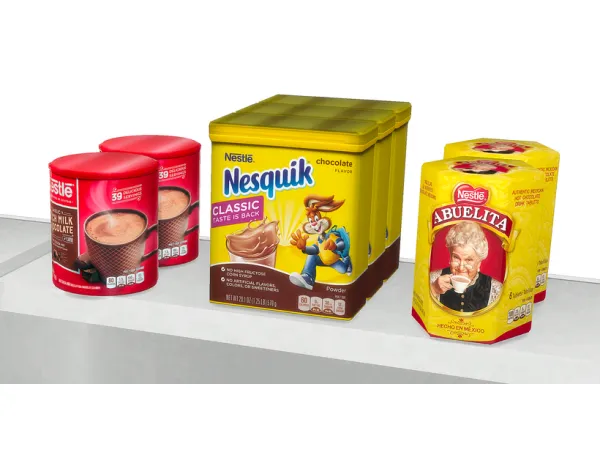 Alpha Nestle Hot Chocolate Set ( Singles Bulk ) by CoatiSims - The Sims 4 Custom Content
