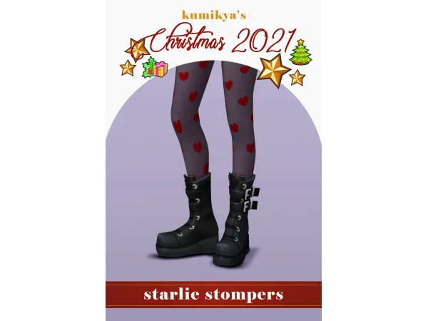 Maxis Match Starlie Stompers by Kumikya - The Sims 4 Custom Content