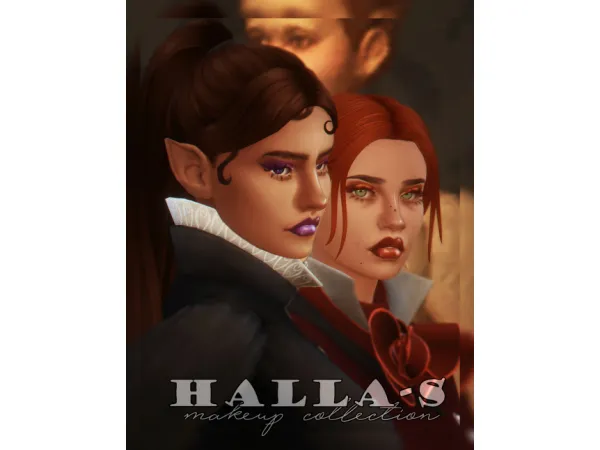 Maxis Match christmas makeup collection - The Sims 4 Custom Content