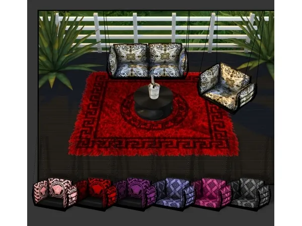 Alpha Нanging chair - The Sims 4 Custom Content