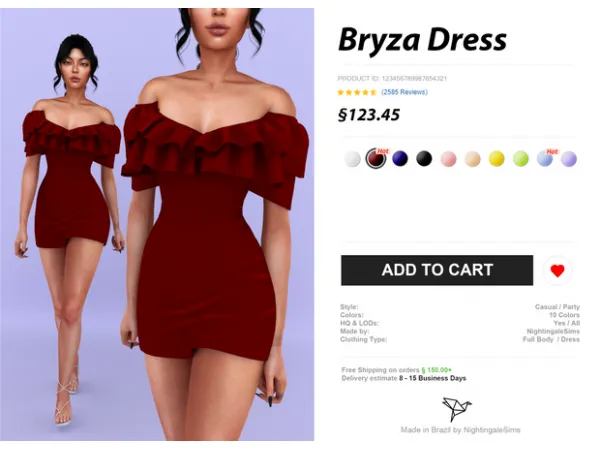 Bryza Dress by Nightingale Sims