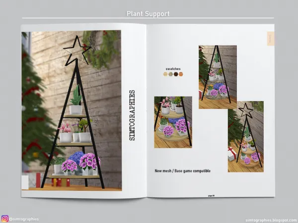 Maxis Match Plant Support - The Sims 4 Custom Content