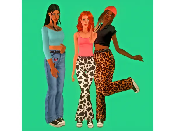 Ayoshi x AHarris00Brittneys Chloe Jeans - The Sims 2 Custom Content