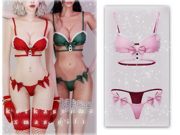 Alpha XMAS SET by korkassims - The Sims 4 Custom Content