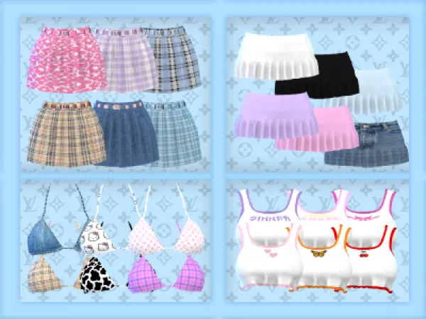 Alpha November Collection by [B0T0XBRAT] - The Sims 4 Custom Content
