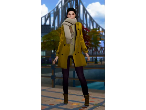 Alpha Detroit Become Human Civilian Girl Outfit by Astya - The Sims 4 Custom Content