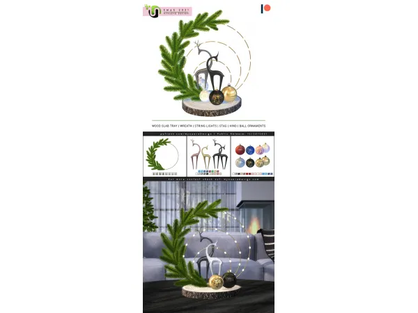 Mix Christmas 2021 by Nynaeve Design - The Sims 4 Custom Content