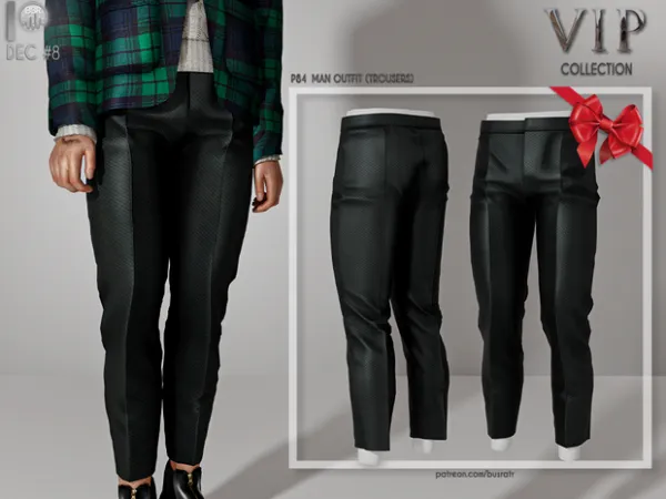 Alpha MAN OUTFIT (TROUSERS) P84 tr by busra - The Sims 4 Custom Content