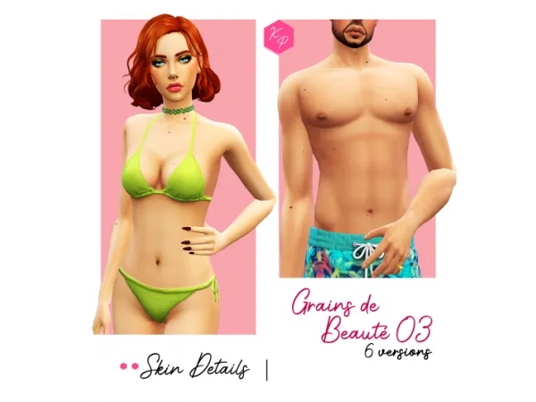 Maxis Match GRAINS DE BEAUTÉ 03 - The Sims 4 Custom Content