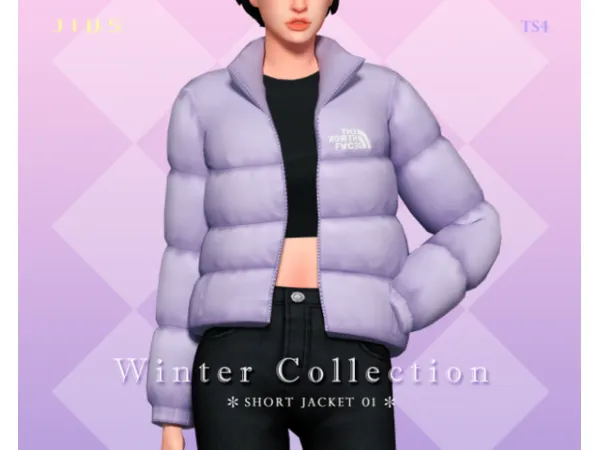 Mix Winter Collection Part 1 Clothes sims by Jius - The Sims 4 Custom Content