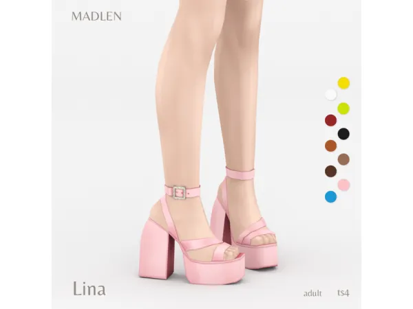 Maxis Match Lina Shoes by Madlen - The Sims 4 Custom Content