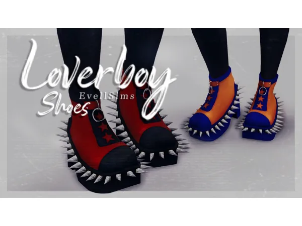 Mix Loverboy Shoes by EvellSims - The Sims 4 Custom Content