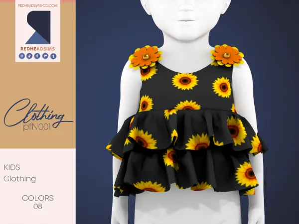 Alpha PF CLOHTING N001 - The Sims 4 Custom Content