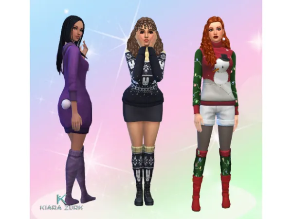 Maxis Match Christmas Socks - The Sims 4 Custom Content