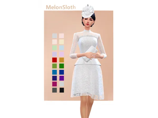 Maxis Match Kate Lace Set - The Sims 4 Custom Content