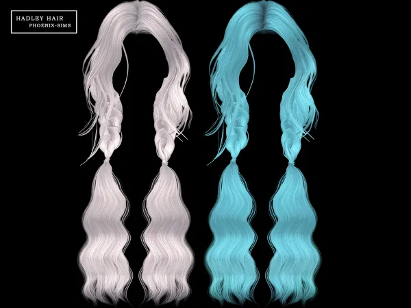 Alpha Hadley Hair - The Sims 4 Custom Content
