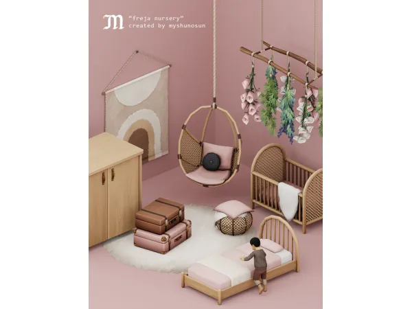 Maxis Match FREJA NURSERY by myshunosun - The Sims 4 Custom Content