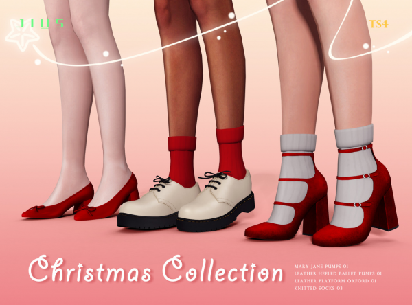 Mix Christmas Collection Part 1 sims by simsfinds - The Sims 4 Custom Content