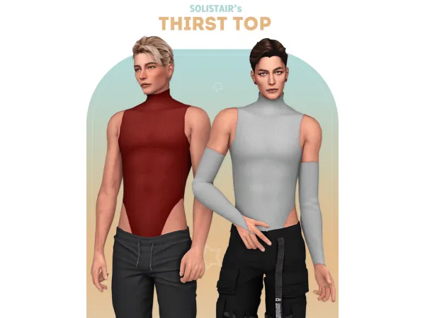 Maxis Match Thirst Top by Solistair - The Sims 4 Custom Content