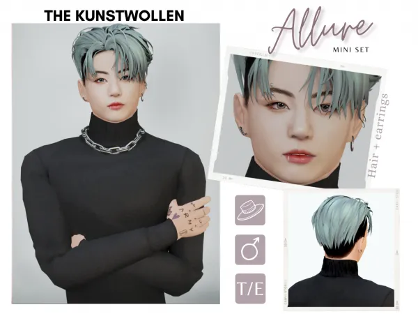 Alpha Allure mini set - The Sims 4 Custom Content