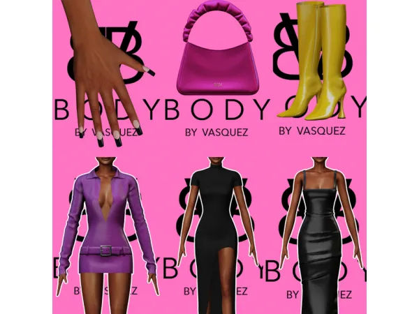 Alpha Aleali Collection Part 1 by Body by Vasquez - The Sims 4 Custom Content
