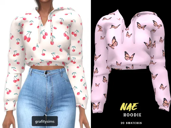 Nae Hoodie - The Sims 4 Custom Content
