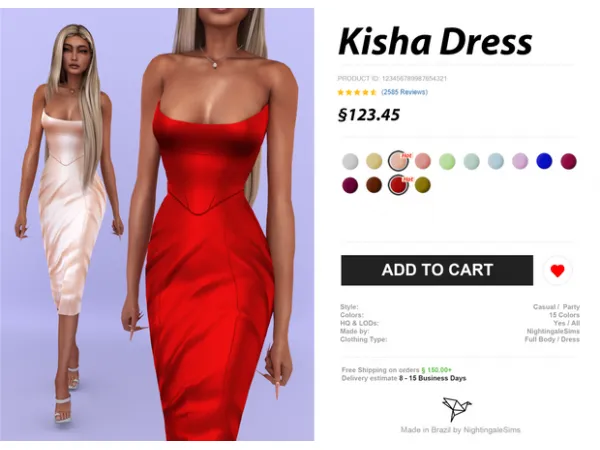 Kisha Dress by Nightingale Sims