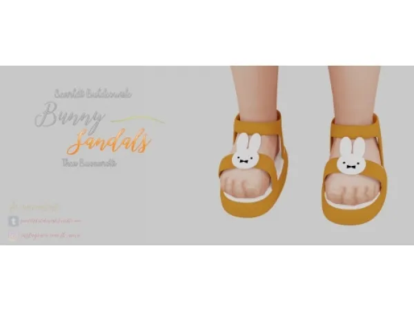 [Scarlett Bulckowisk] Bunny Sandals