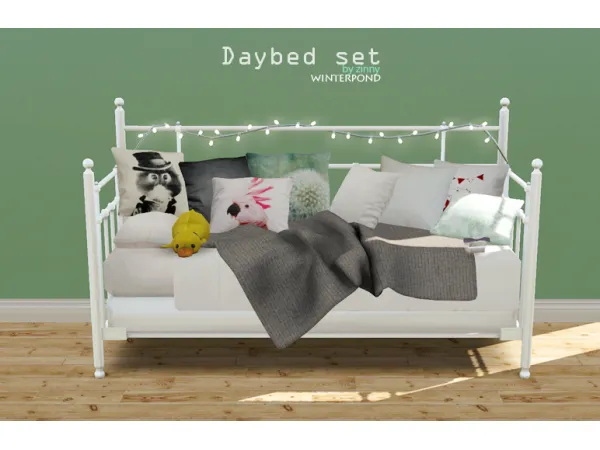 daybed set by zinny - The Sims 3 Custom Content