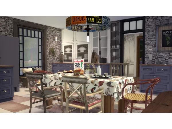 Alpha TT Clovelly Place by bloomingrosysims - The Sims 4 Custom Content