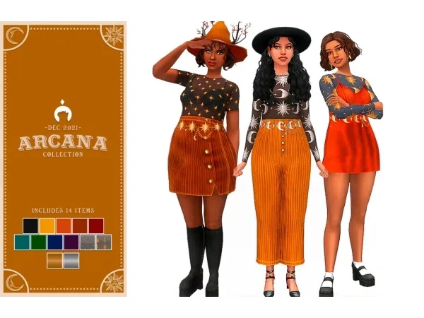 Maxis Match Arcana Collection by Ikari Sims - The Sims 4 Custom Content
