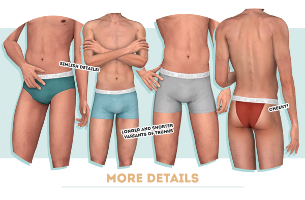 Maxis Match SOLSTAR Underwear for Men by simsfinds - The Sims 4 Custom Content