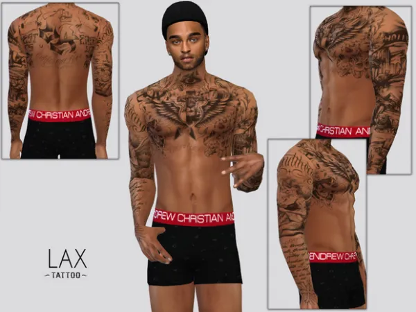 Mix LAX Tattoo (Mick) by McLayneSims - The Sims 4 Custom Content