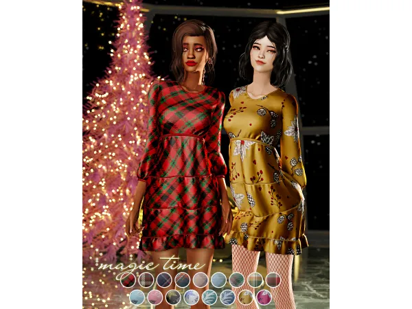 Mix GCS December's 2021 - The Sims 4 Custom Content