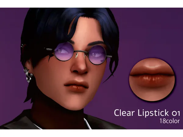 Maxis Match Lipstick Set 01 lining0000 by silver - The Sims 4 Custom Content
