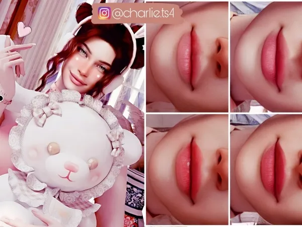 Alpha Korean Natural Lipsticks - The Sims 4 Custom Content