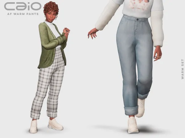 Maxis Match Warm Pants (Female) - The Sims 4 Custom Content