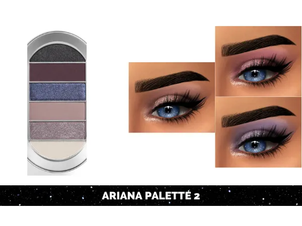 Mix ARIANA PALETTE 2 - The Sims 4 Custom Content