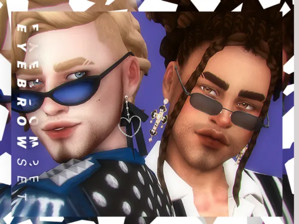 Maxis Match Eyebrows S2 (March 14th 2024) by gvbe UPDATE - The Sims 4 Custom Content