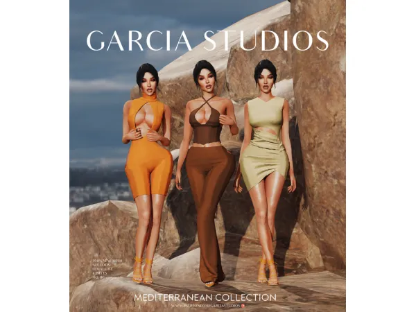 Alpha Mediterranean Collection by garcia_studios - The Sims 4 Custom Content
