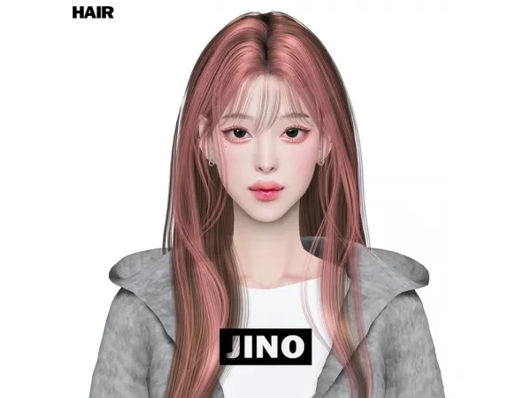 Alpha [JINO] HAIR 10HQ - The Sims 4 Custom Content