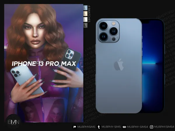 Alpha iPhone 13 Pro Max - The Sims 4 Custom Content