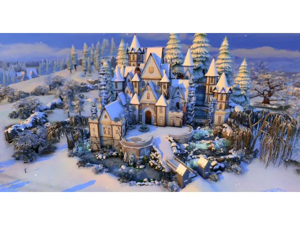 Maxis Match Cosy Winter Castle cosywintercollab No - The Sims 4 Custom Content