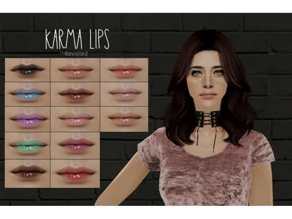 Karma Lips [Revisited] - The Sims 2 Custom Content