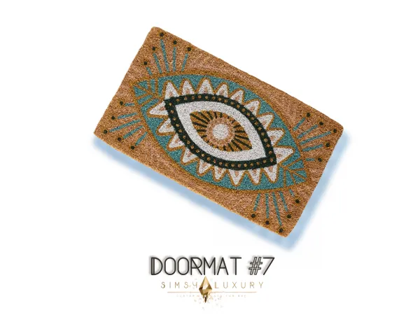 Mix Doormat 7 by simsfinds - The Sims 4 Custom Content