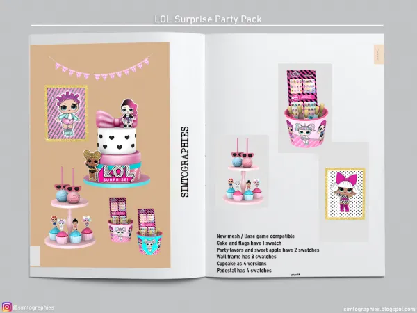 Maxis Match LOL Surprise Party Pack - The Sims 4 Custom Content