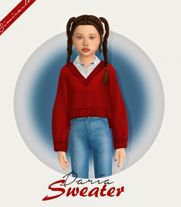 Maxis Match Clumsyalien Daria Kids Version by simsfinds - The Sims 4 Custom Content