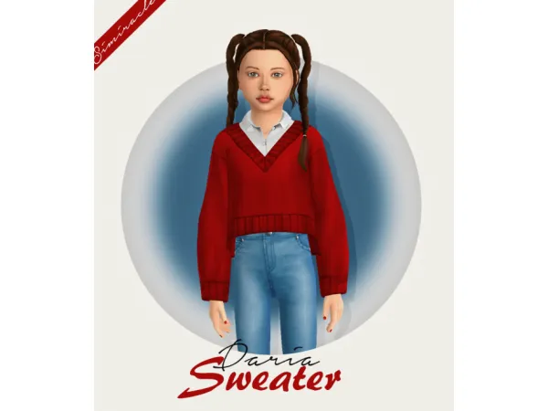 Maxis Match Clumsyalien Daria Kids Version by simiracle - The Sims 4 Custom Content